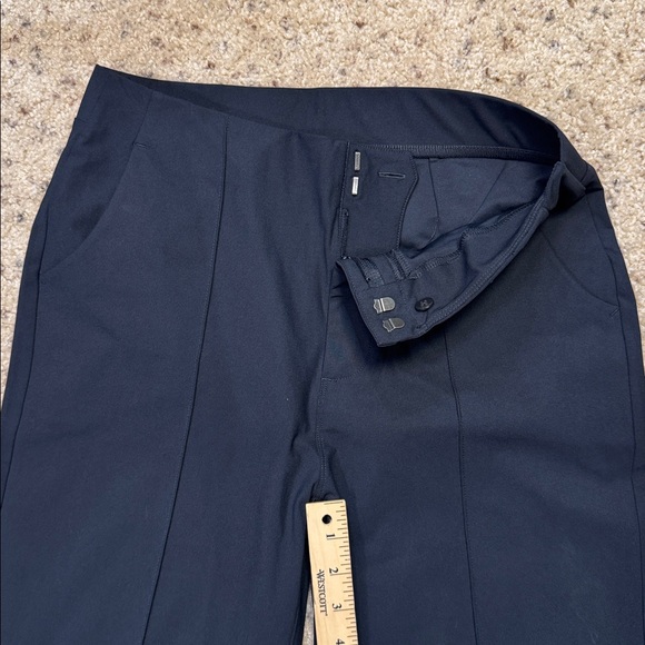 Vuori Blue Medium Wide Leg Meta Trousers - Picture 5 of 7